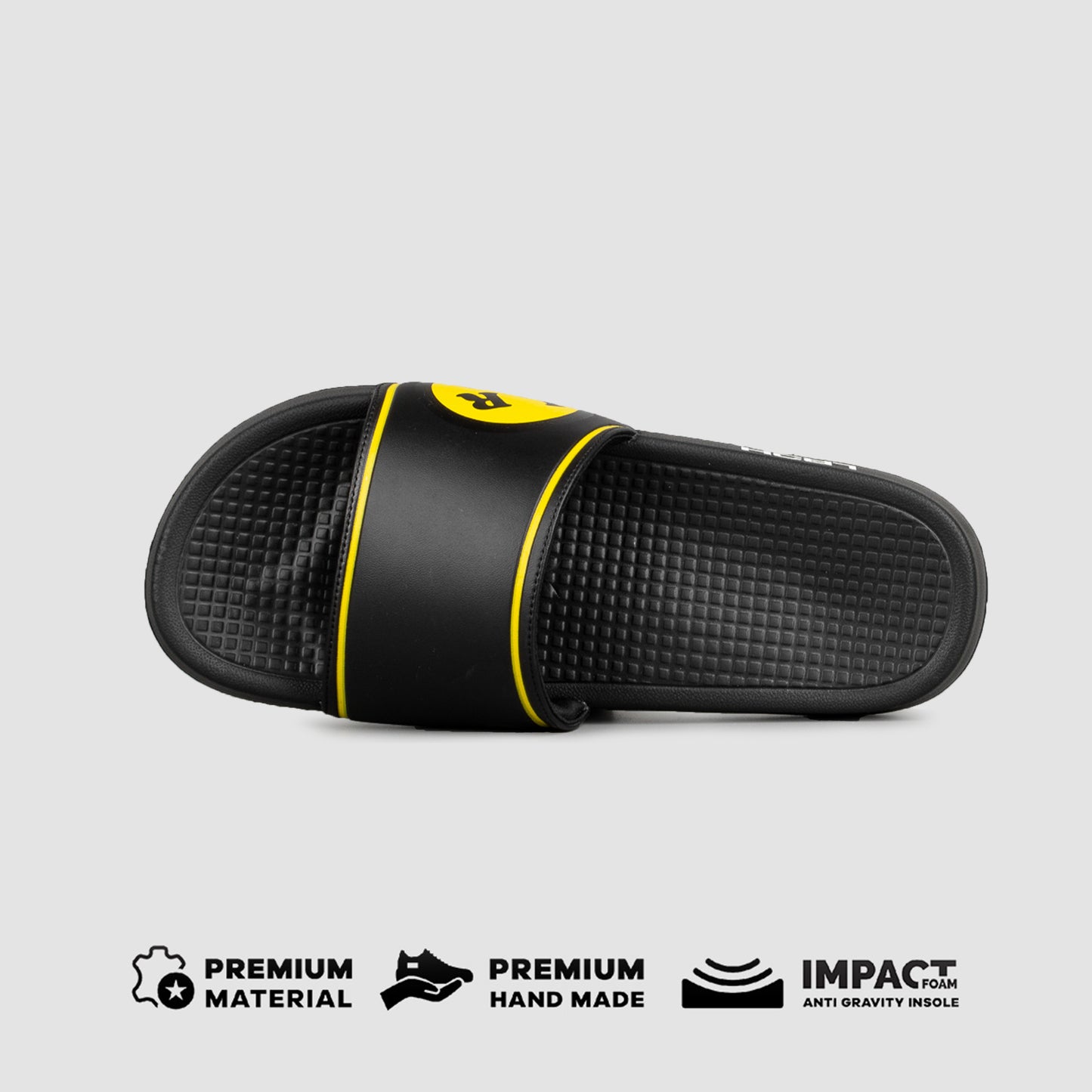 BASKARA SLIDES - BLACK / YELLOW - Leo Richie®