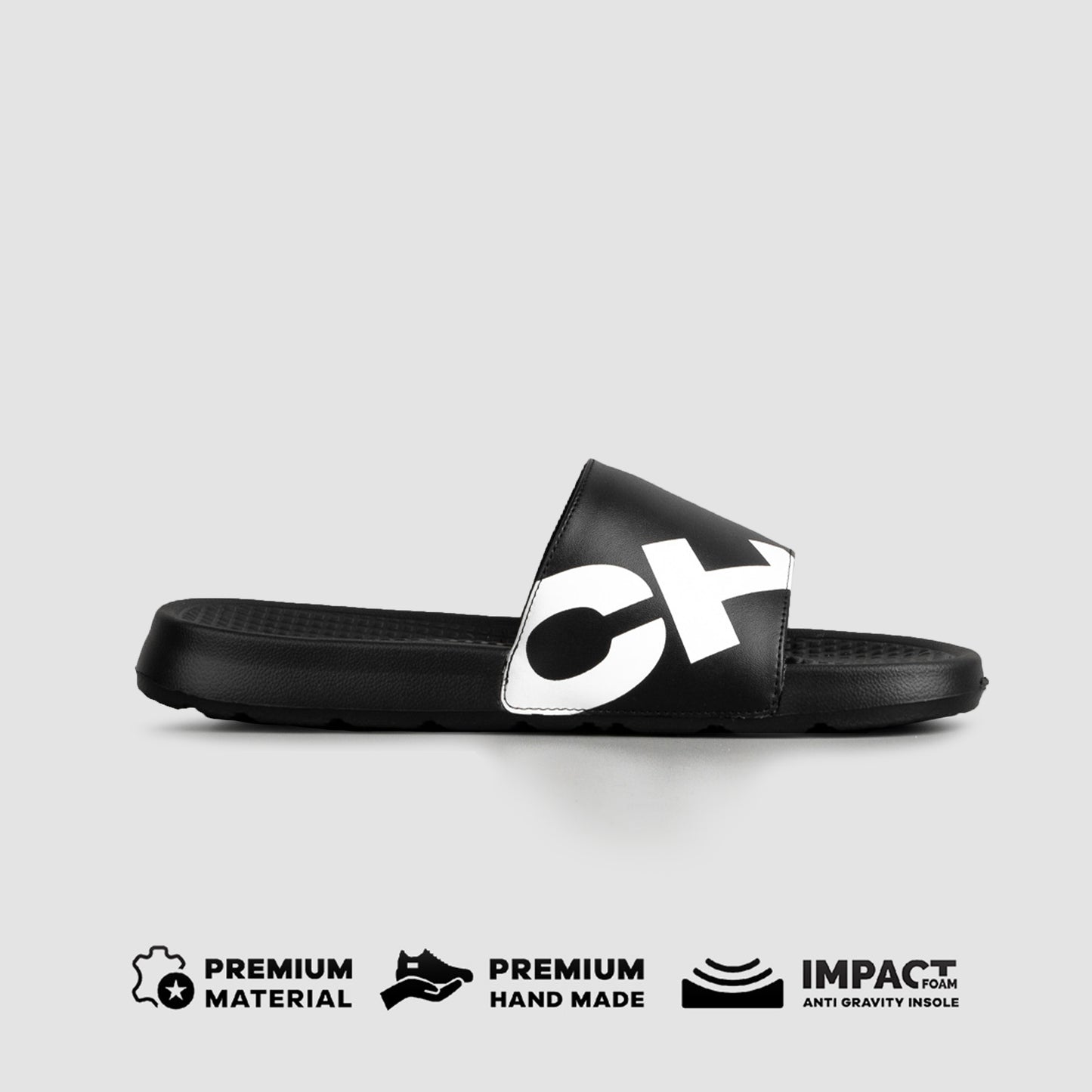 RANIA SLIDES - BLACK WHITE - Leo Richie®