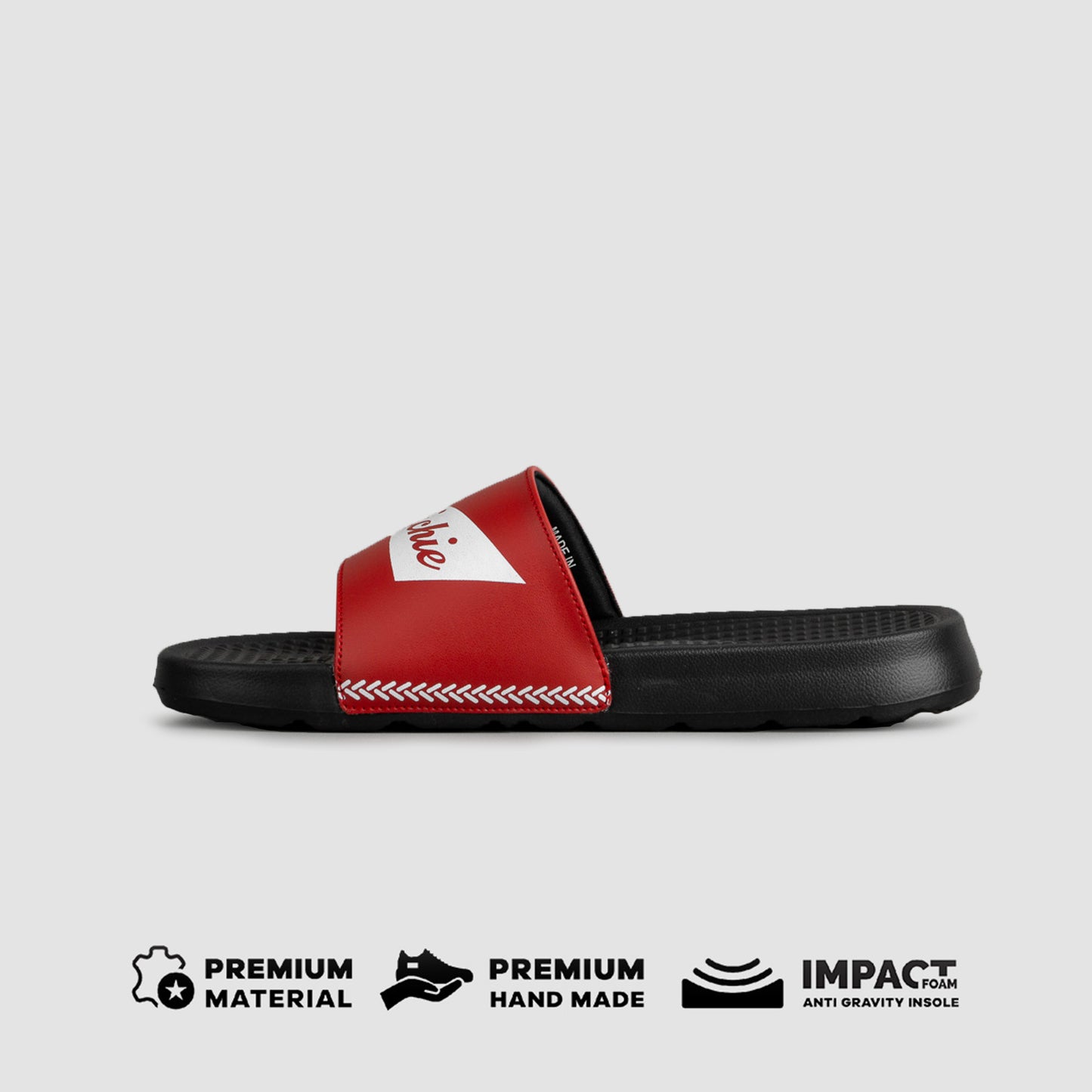QIRANO SLIDES - RED / WHITE - Leo Richie®