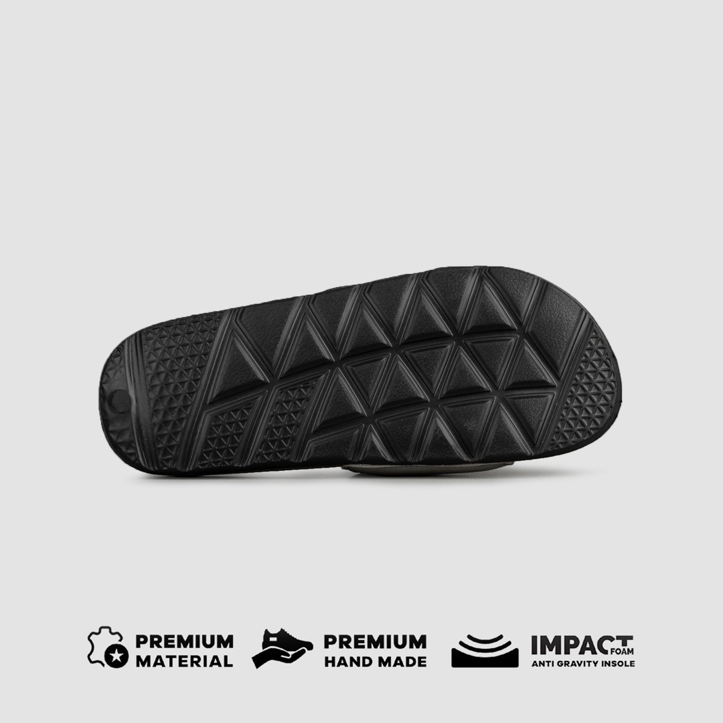 AKHASA SLIDE - GREY / BLACK - Leo Richie®