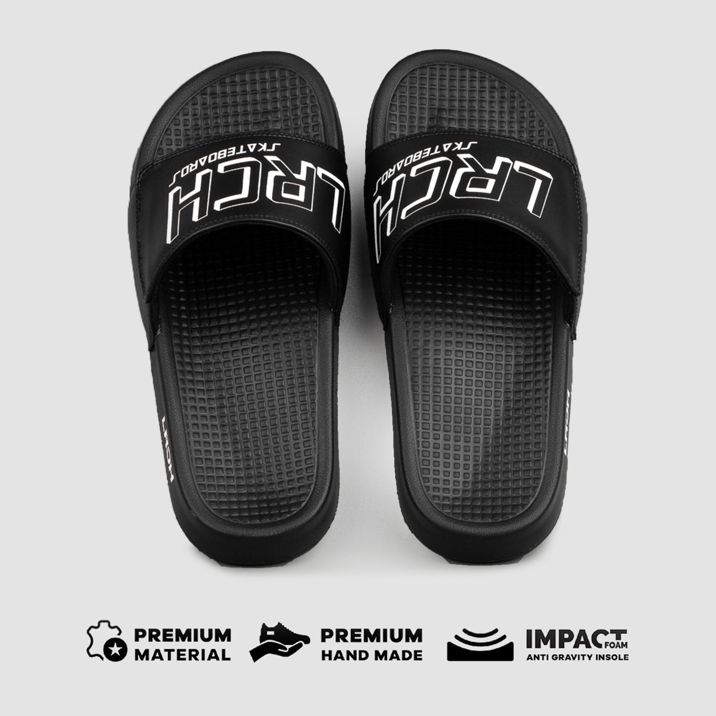 AKHASA SLIDE - HEAVY BLACK - Leo Richie®
