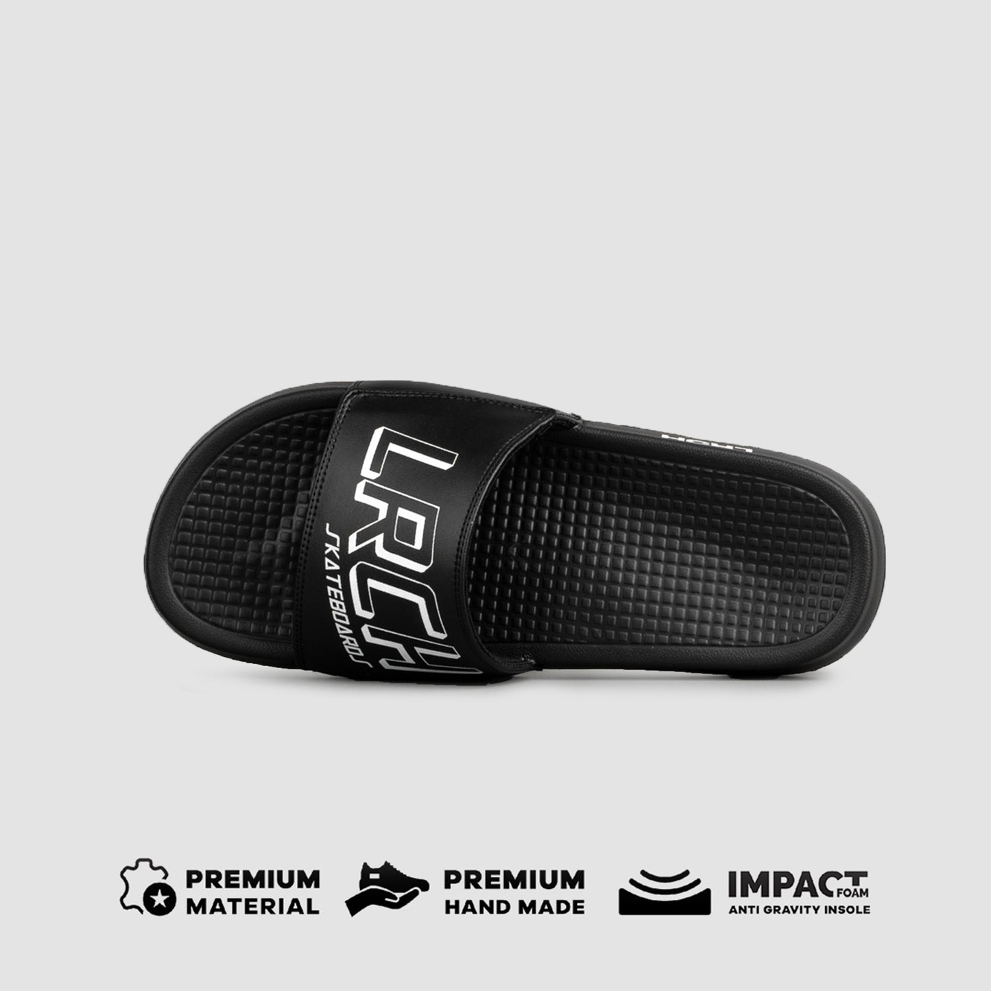 AKHASA SLIDE - HEAVY BLACK - Leo Richie®