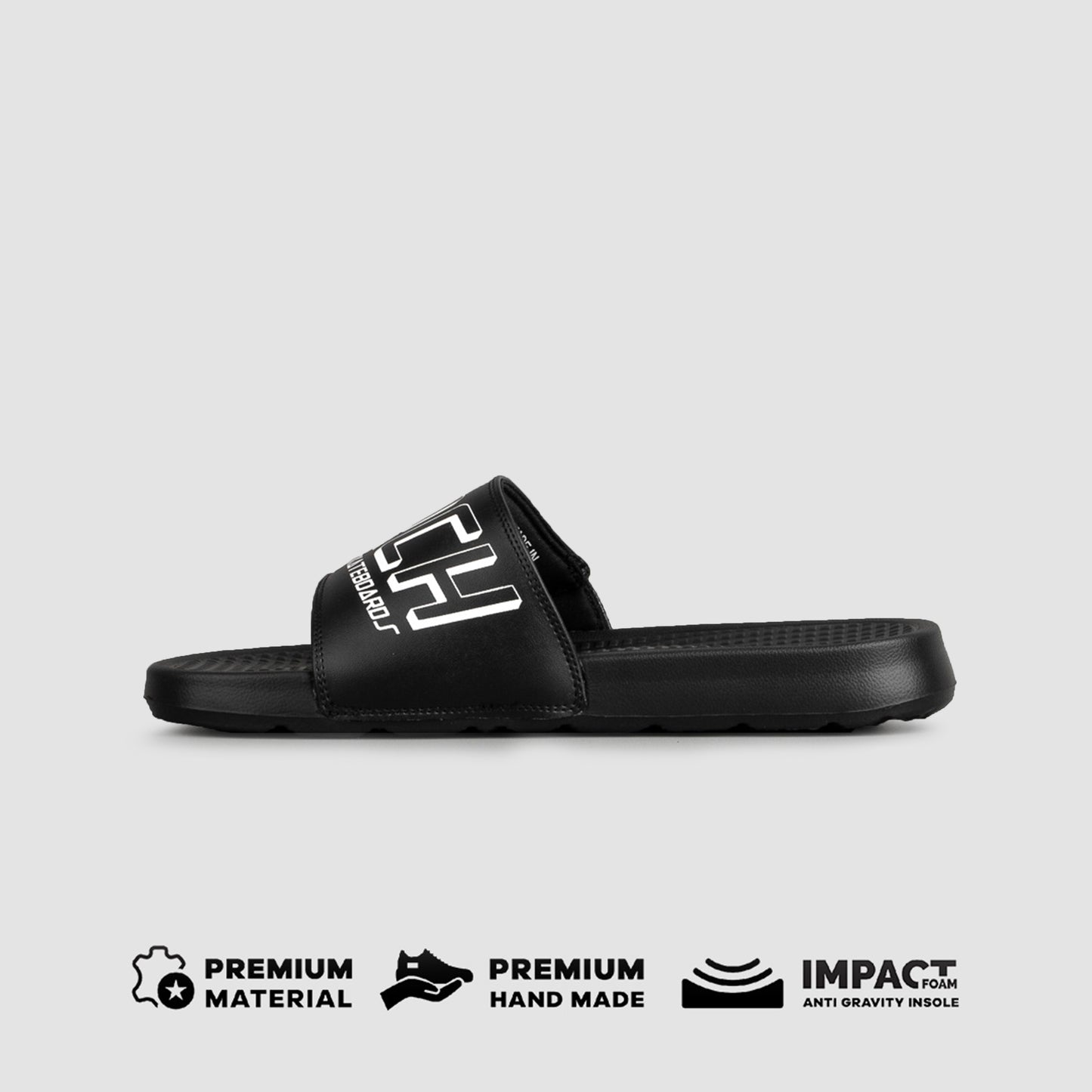 AKHASA SLIDE - HEAVY BLACK - Leo Richie®
