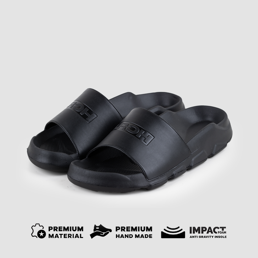 VERTUS SLIDES - HEAVY BLACK
