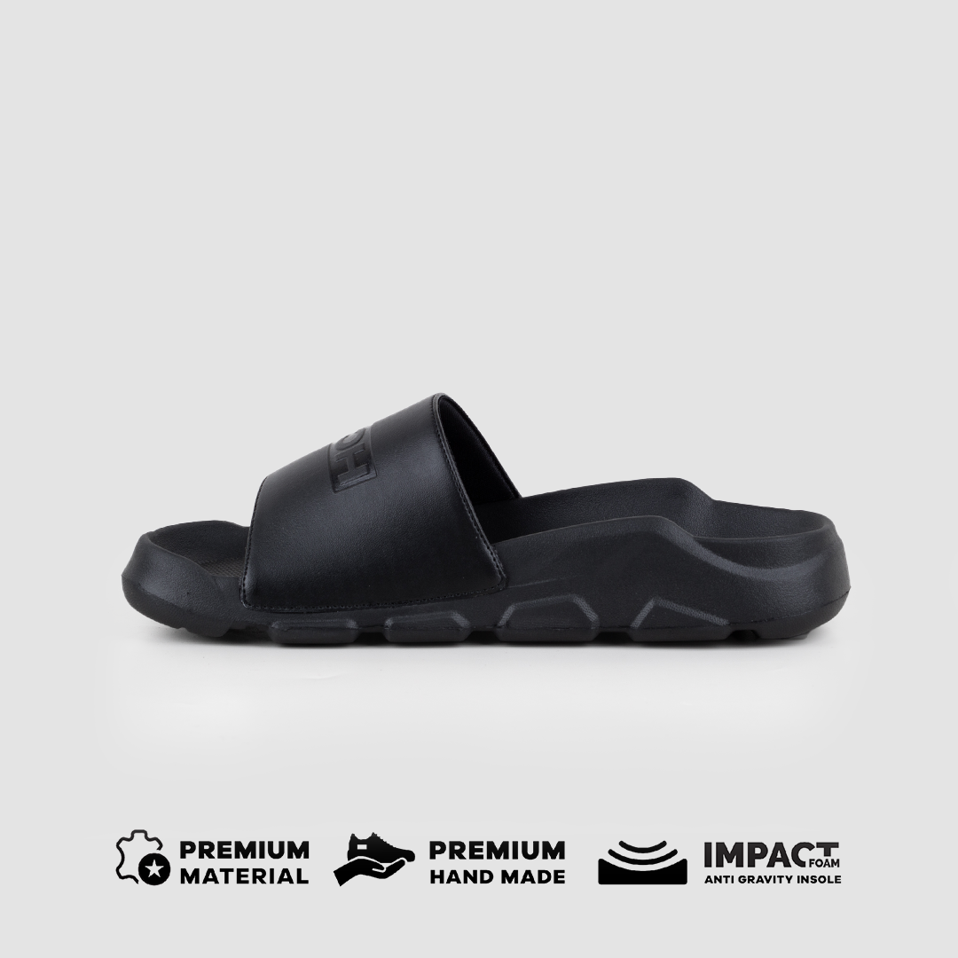 VERTUS SLIDES - HEAVY BLACK