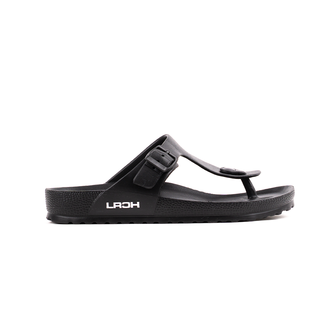 DAIVA SANDALS - HEAVY BLACK - Leo Richie®