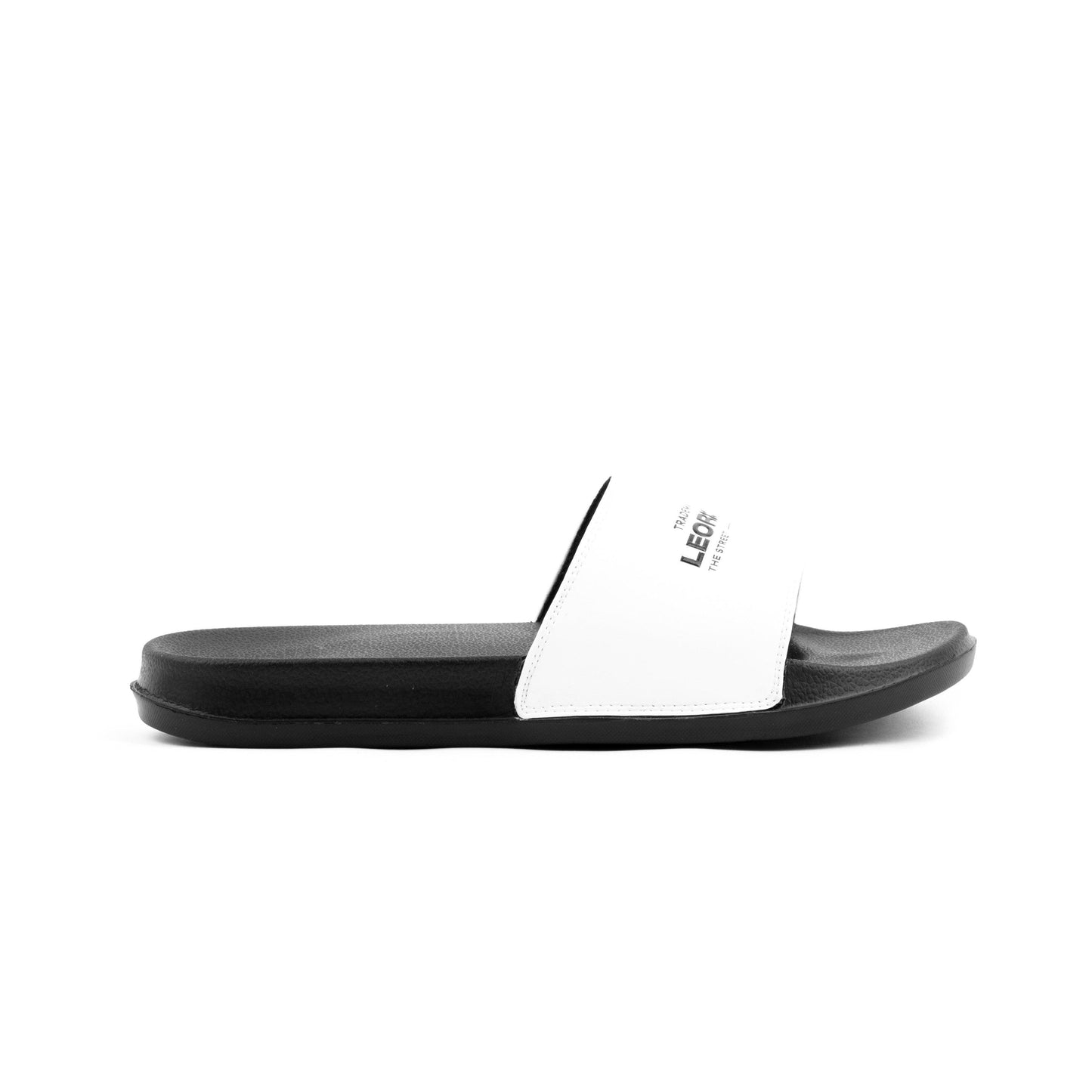 ZORIN SLIDES - WHITE / BLACK - Leo Richie®