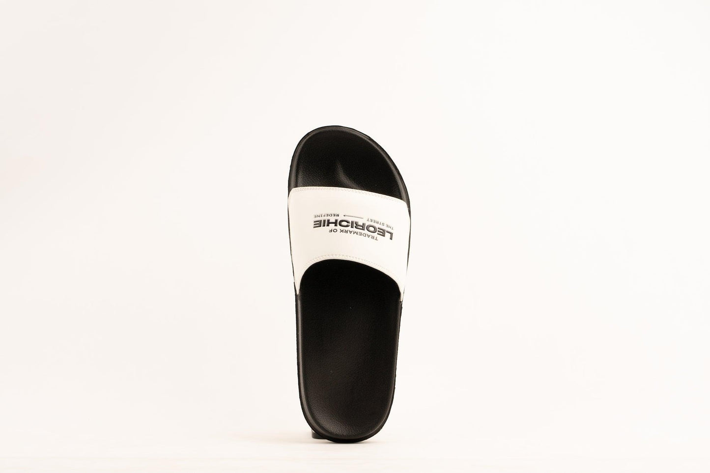 ZORIN SLIDES - WHITE / BLACK - Leo Richie®